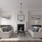 Ekena Millwork Olivia Ceiling Medallion (Fits Canopies up to 2 1/8"), 7 7/8"OD x 1 1/8"P, Mississippi Mud Crackle CM07OLMMC - alternate 5